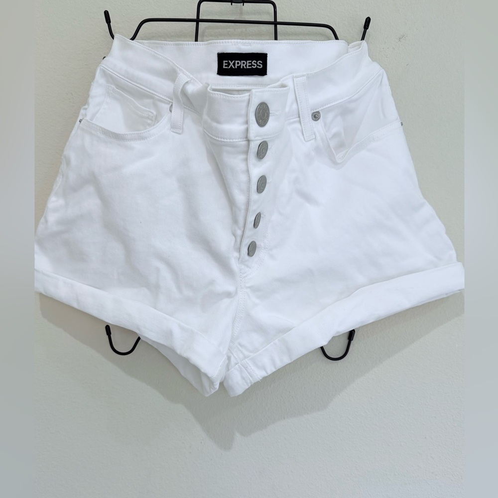 Express White Shorts